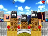 One of the tougher Island Hopper levels, the bombs go boom, so be careful!